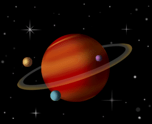 the planet Saturn